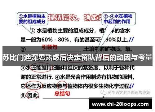 苏比门迪深思熟虑后决定留队背后的动因与考量